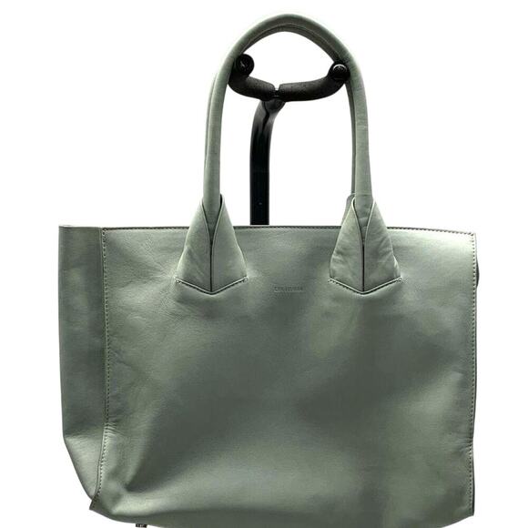 Lia‎ Numa Green Leather Studded Crossbody Bag – Made in Italy $240 - Picture 1 of 7
